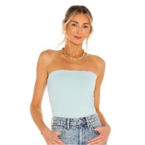 Susana Monaco Essential Tube Top in Breathe Blue